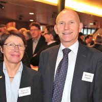 Bernadette Langenick (auto-i-dat SA) e Andreas Burgener (direttore di auto-schweiz)