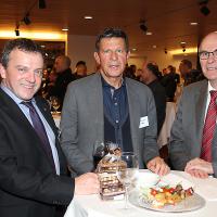 Walter Wobmann (Nationalrat Kt. SO, SVP), Max Nötzli (ex-Präsident auto-schweiz) und Markus Hutter (ex-Nationalrat, Garagist)