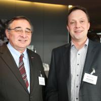 Thomas Wartmann (Baumgartner AG) e Rolf Schürpf (Binelli & Ehrsam)