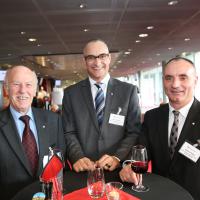 Ernaldo Bassetti, Marco Keller e Vittorio Gallo (Allianz Suisse)