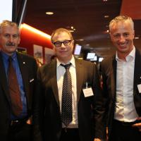 Franz Galliker (UPSA), Martin Ruckstuhl (Ernst Ruckstuhl AG) e Olivier Rhis (Scout24)